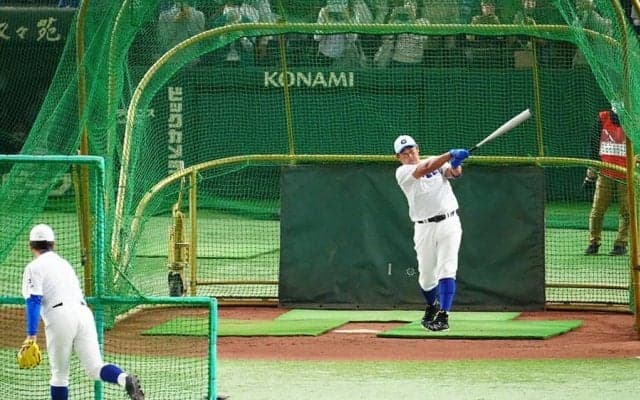 松坂大輔氏がフリー打撃で金属バットを持ったワケ　「イチローさんはポンポンと…」