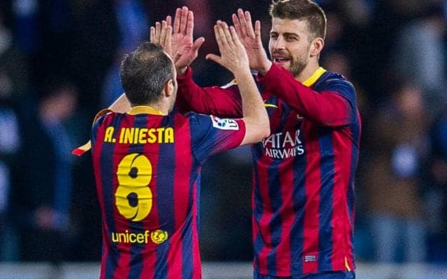 イニエスタが引退の元同僚DFピケにエール「次のステージでの活躍を祈っている！」