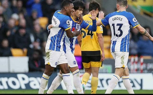 まさに独壇場！　三笘薫がPL初弾含む全ゴール演出に退場誘発でウルブス撃破に貢献《プレミアリーグ》