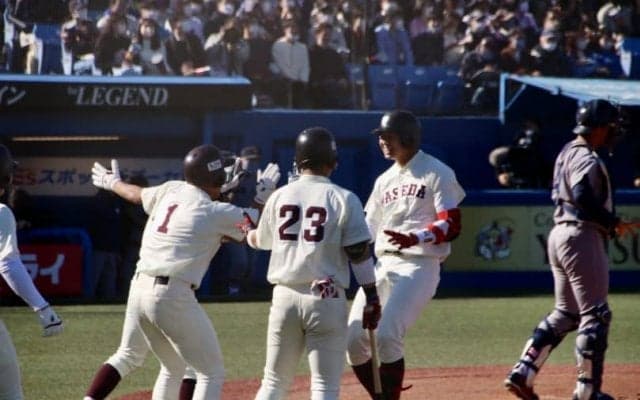 早大が印出太一の初回満塁弾から乱打戦を制す！慶大は萩尾匡也が三冠王も優勝を逃す…【11/6 秋季東京六大学野球 早稲田大学vs慶應義塾大学】