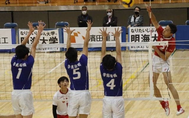春高バレー千葉県大会決勝　男子は習志野が１６年連続代表に