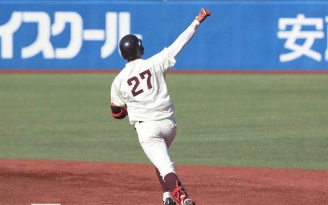 15安打９得点で打ち合い制す　慶大Ｖ阻止で有終の美／慶大２回戦