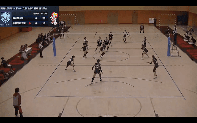 関東大学バレーボール連盟 秋季リーグ 女子1部-2部入替戦 Aコート【見逃し配信】