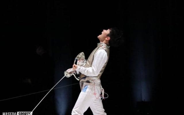 男子フルーレ日本王者・ワセダに降臨