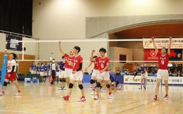 試合直前のアクシデントを乗り越え習志野が本戦へ 負傷の岡田晴太「最高の仲間たち」【春高2023千葉県予選（男子）】