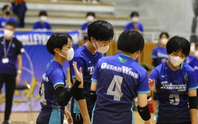 アイシンの女子U14チーム「Tealmare Jr. OCEAN WINS」に代々受け継がれる全力笑顔と2022年の戦い