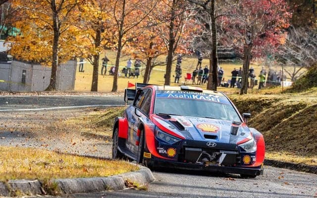 WRCジャパン：競技3日目、ヌービルがエバンスをかわして首位に、勝田は4番手に浮上