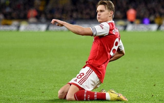 覚醒した元“神童”2ゴールで勝利に貢献のウーデゴール、アーセナルの首位ターンに「良い状態と言える」