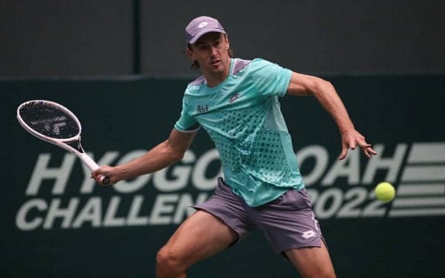 元世界33位ミルマンが今井慎太郎をストレートで下し8強。ダブルスで松井俊英／上杉海斗らが準々決勝へ[兵庫ノアチャレンジャー]