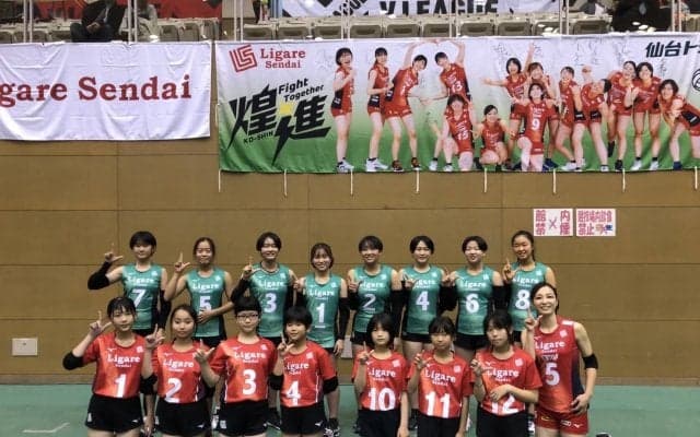 リガーレ仙台のホームゲーム連勝 ジュニアチームが勝利の女神に!?