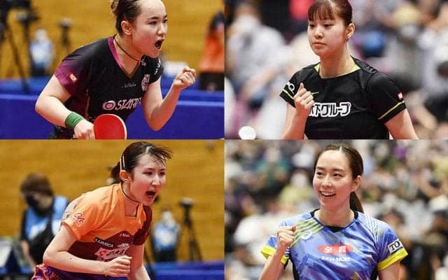 熾烈な五輪代表争い！選考ポイント首位の早田が復帰戦。女子は混戦模様【第3回パリ五輪代表選考会 卓球 TOP32】
