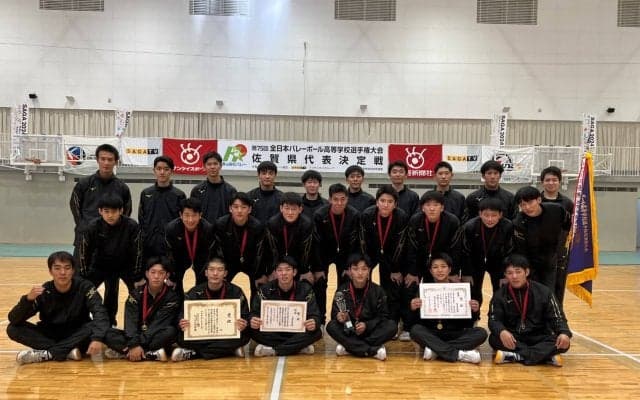 男女ともに佐賀学園が優勝【春高2023佐賀県予選】