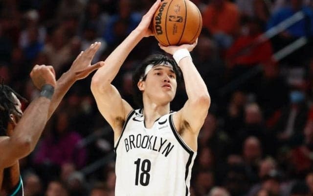 渡邊雄太が3P成功率ランキングでリーグ1位に…36本中20本を決めて驚異の55.6%を記録