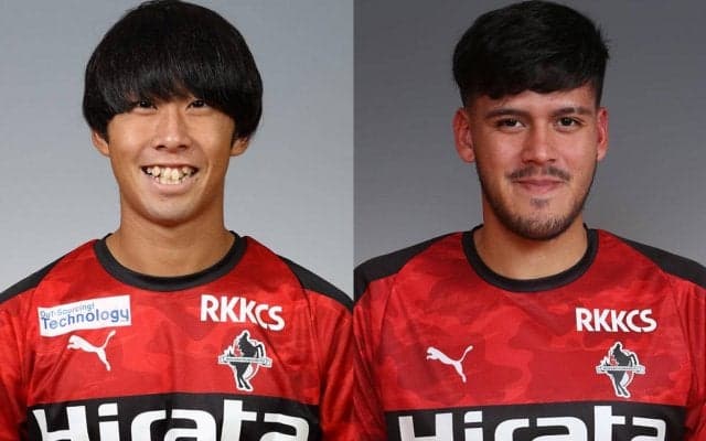 熊本がプロ2年目のMF東出壮太、DFレオ・ケンタと契約満了