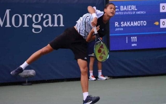 坂本怜選手にインタビュー　プレーもキャラも規格外すぎる192cmの16歳！ 「来年は全仏オープンジュニアで優勝したい」【注目のジュニアテニス選手特集⑨】