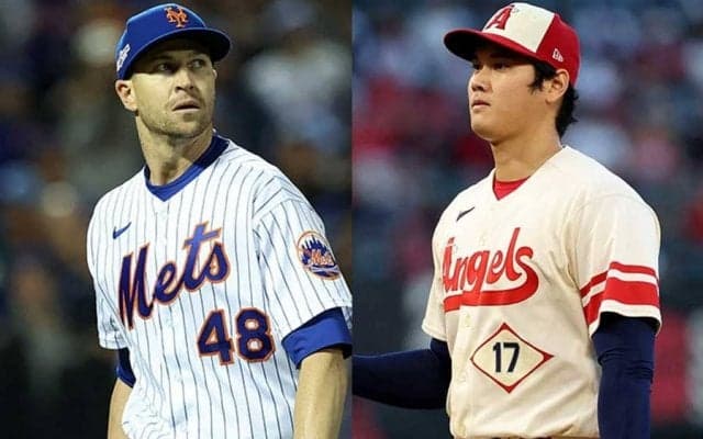 大谷翔平とデグロムが共闘？　最強右腕のエ軍入りをMLB公式提案「正真正銘のエースを」