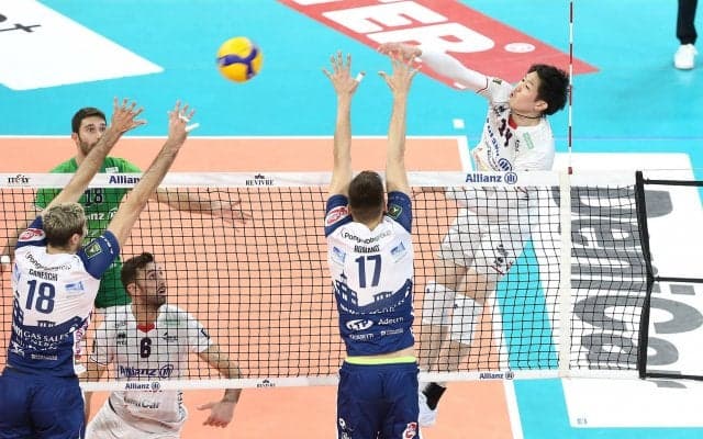 石川祐希のミラノはピアチェンツァにフルセットで敗戦