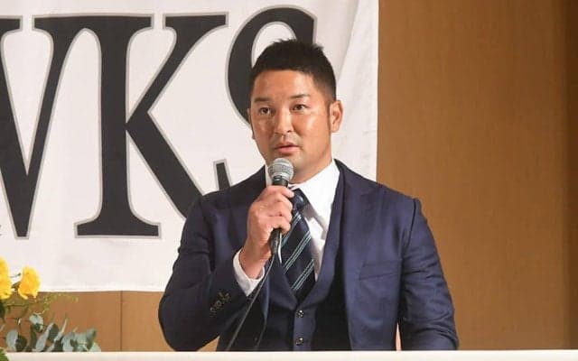 ソフトバンクへFA移籍の嶺井博希が入団会見　決断の理由は「野球人生を考えて挑戦したい」