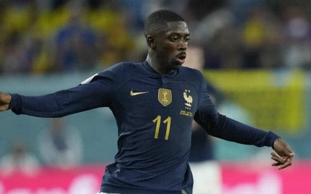 ｢そんなリアクションになるわな｣フランス代表FWウスマン・デンベレが日本代表の「ドイツ戦勝利」に驚く! 会見途中に知らされたときの反応が話題に