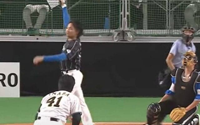 ハム右腕のスイングが「めっちゃ柳田」　特大アーチにファン驚嘆「二刀流イケるやろ」