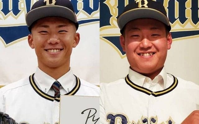 オリックス、新人の背番号が出揃う　ドラ1曽谷は「17」、ドラ2内藤は「25」