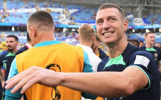 「泣いてしまいそうだ」初ゴールでオーストラリアを勝利に導いたJ2岡山のFWデューク、ゴール後の「J」パフォーマンスを語る