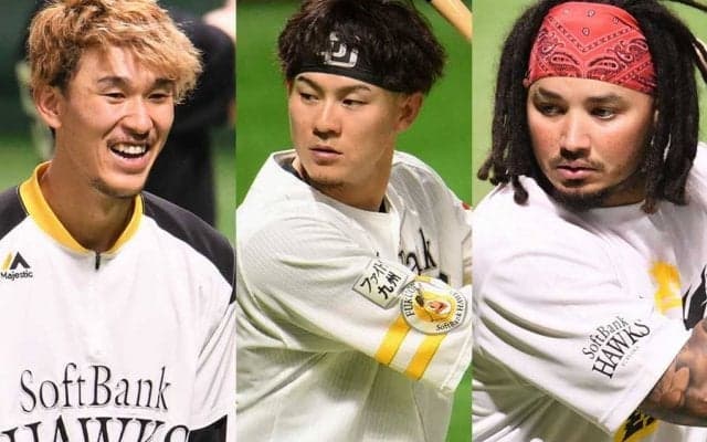 ソフトバンク、7選手の背番号変更を発表　ガルビスが「0」に変更、牧原大が「8」