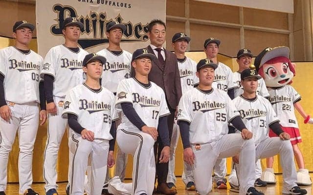 オリのドラ2内藤鵬「通算500本塁打が目標」　入団会見で意気込み「飛距離に自信ある」