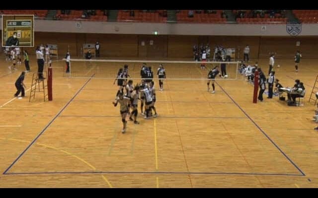 全日本バレーボール大学選手権大会 Hコート 女子 1回戦【見逃し配信】