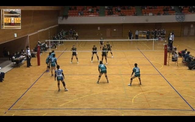 全日本バレーボール大学選手権大会 Jコート 女子 1回戦【見逃し配信】