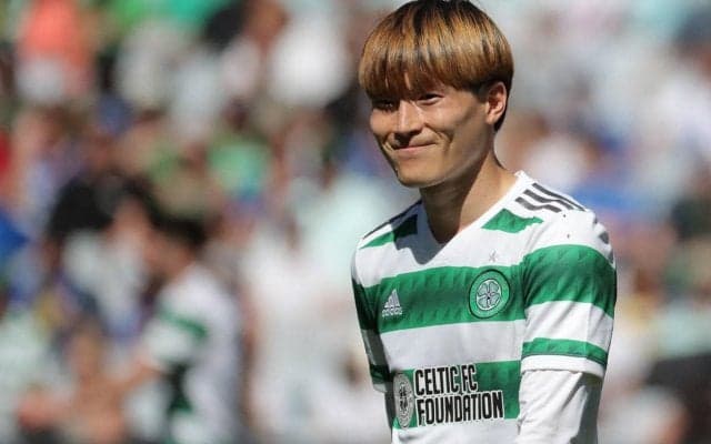 CL機関紙で特集された古橋亨梧、日本国旗を背負う姿に「W杯に出るべきだった」「4年後こそは」などの声