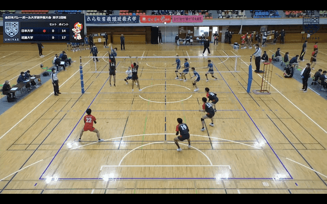 全日本バレーボール大学選手権大会 Nコート 男子 2回戦【見逃し配信】