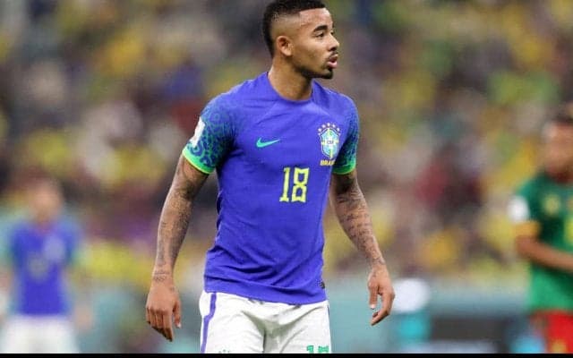 W杯離脱のジェズス、アーセナルに戻りヒザの手術へ…復帰は3カ月後か