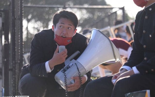 応援席もオール早稲田！　３年ぶりの全早慶野球戦応援