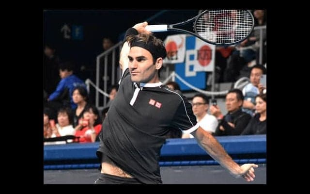  フェデラー NBA試合観戦 