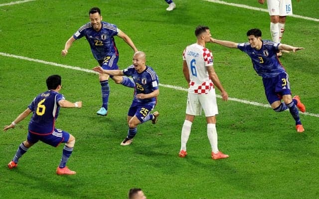 【カタールW杯】日本代表、前田大然のゴールでクロアチア相手に先制　史上初ベスト8進出へリードで折り返し