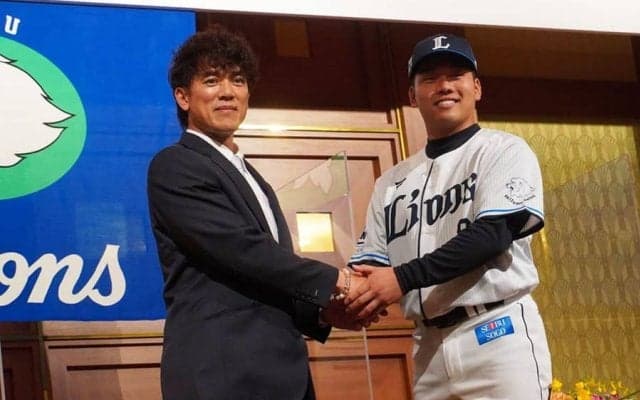 西武ドラ1蛭間に1桁背番号「9」　近江高・山田は「36」、新入団10選手の背番号決定