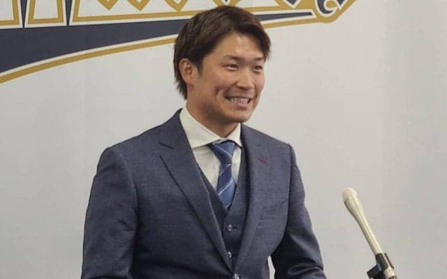 オリックス阿部翔太、約5倍増の4000万円で更改　2年目の30歳が大昇給「予想以上」