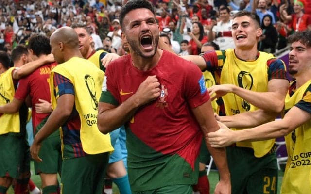 「あっという間の出来事」初先発でハットトリックの活躍を見せたポルトガル代表FWゴンサロ・ラモス、C・ロナウドには「僕にも語りかけてくれた」