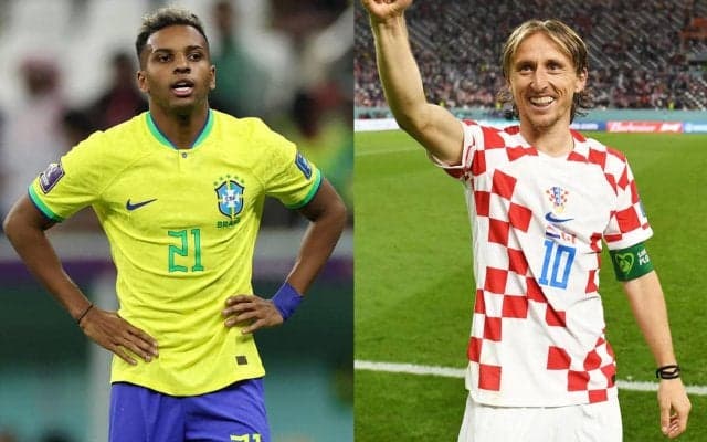 「世界一ほっこりする宣戦布告」ブラジル代表FWからモドリッチへ、W杯準々決勝で当たる両者が心温まる掛け合い