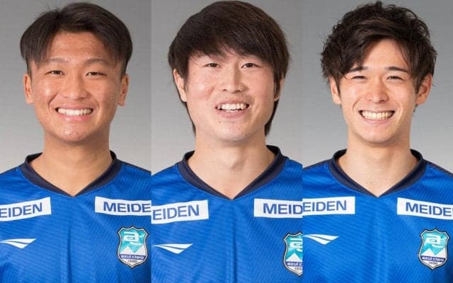 沼津が今季入団のMF遠山悠希、FW杉本大雅、DF前川智敬と契約更新