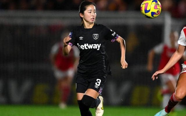 ウェストハム清水梨紗が月間MVPに！今夏加入後即定位置確保、11月も3試合フル出場