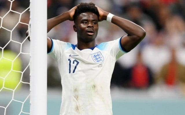 「気持ちを説明することはできない」初のW杯で3ゴール、イングランド代表FWサカが心境綴る「将来がとても楽しみ」