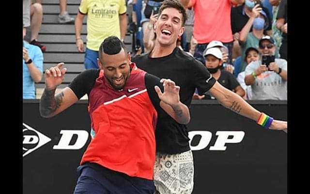 ダブルスファン投票1位に「感謝」