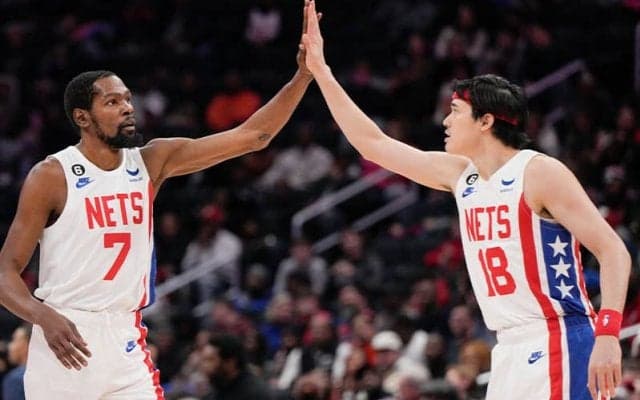 ネッツがウィザーズに勝利…渡邊雄太が復帰2戦目で2得点2リバウンド1ブロック、八村塁は欠場