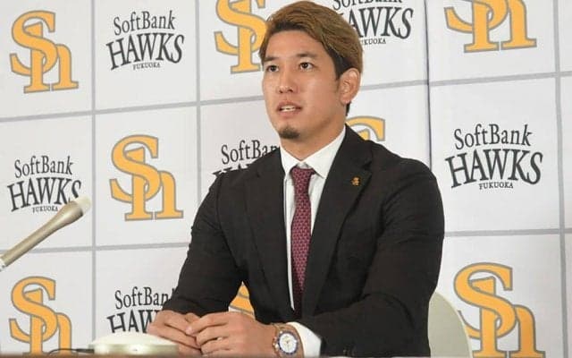 鷹・栗原陵矢は1000万円ダウンに「当たり前」　左膝の大怪我で5試合止まり