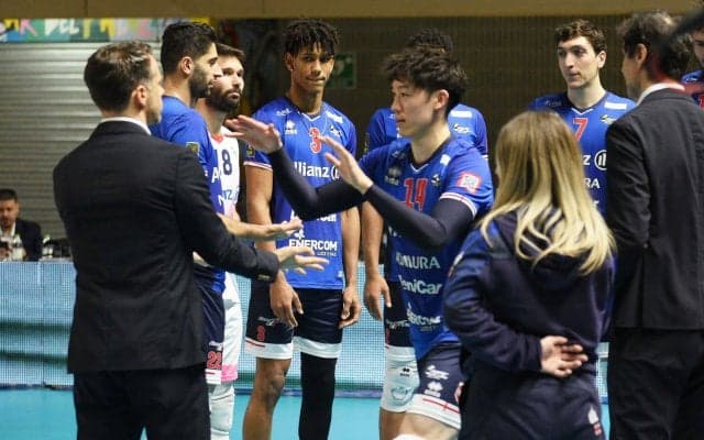 石川祐希のミラノ　バースデー勝利でコッパ・イタリア出場を決める