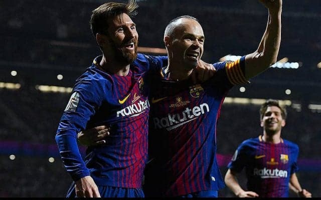 イニエスタが悲願達成のメッシに言及　「W杯の有無にかかわらず彼がベスト」