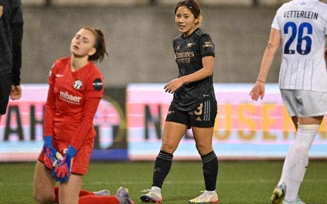 アーセナル岩渕真奈がCLで今季初ゴール、チームは9発圧勝「少しはチームに貢献することができました」