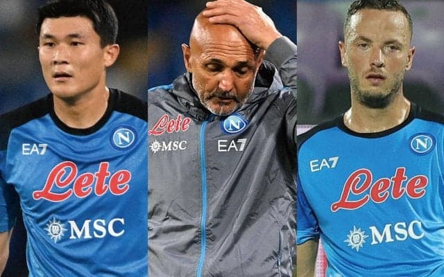 首位ナポリに異変？ トレーニングマッチ4試合11失点、キム・ミンジェら不在で不安が噴出